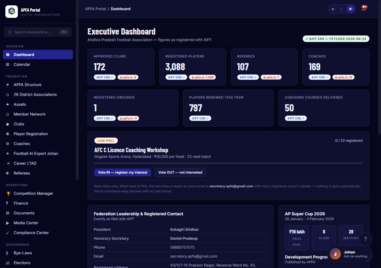 APFA Portal